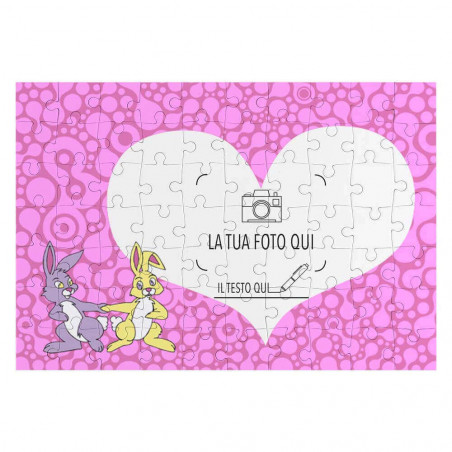 Puzzle coniglio amore Puzzle coniglio amore