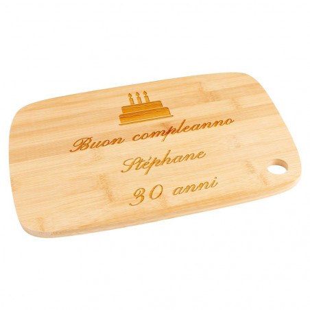 Tavolo da cucina in legno con testo Tavolo da cucina in legno con testo