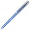 Penna blu laureata Waterman con incisione del testo
