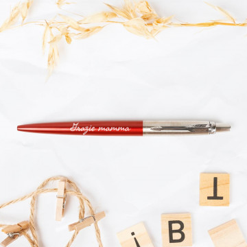 Jotter parker sfera penna inciso rosso