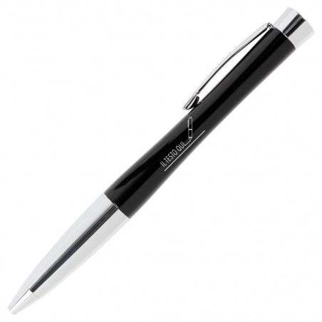 Single Black Bille Parker Urban Pen con testo inciso Single Black Bille Parker Urban Pen con testo inciso