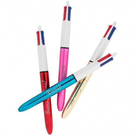 4 penna BIC colore per personalizzare 4 penna BIC colore per personalizzare