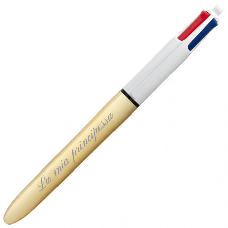 4 colori oro Penna Bic per personalizzare 4 colori oro Penna Bic per personalizzare