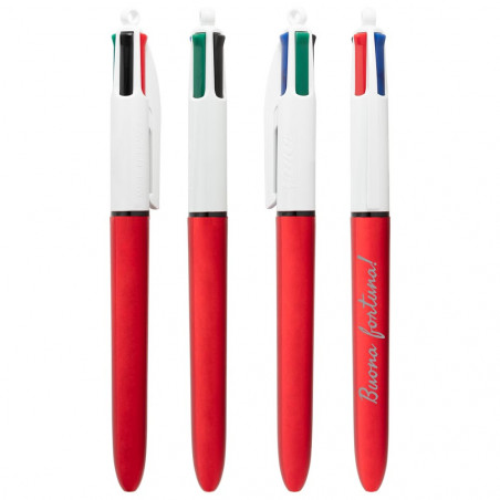 Penna Bic rossa con testo inciso Penna Bic rossa con testo inciso