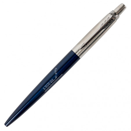 Jotter unico blu palla penna parker con incisione di testo Jotter unico blu palla penna parker con incisione di testo
