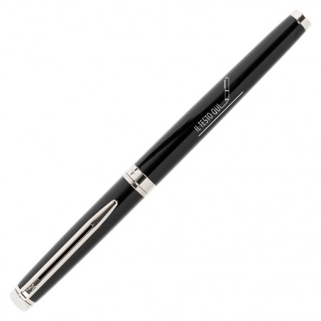 Waterman Hemisphere rullo nero Penna con testo inciso Waterman Hemisphere rullo nero Penna con testo inciso