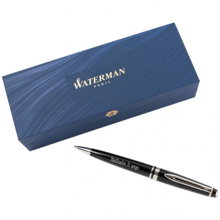Penna nera Bille Waterman inciso Penna nera Bille Waterman inciso