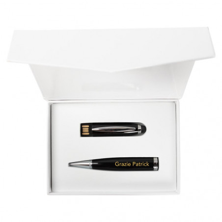 Penna USB rimovibile nera Penna USB rimovibile nera