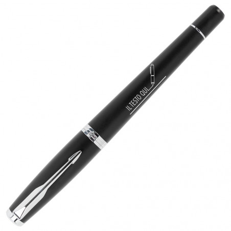 Parker Urban penna nera testo incisione Parker Urban penna nera testo incisione