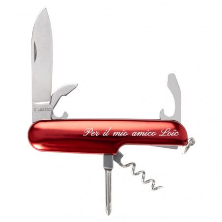 Multifunzione personalizzata Coltello rosso Multifunzione personalizzata Coltello rosso