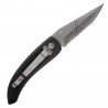 Coltello a clip in gomma con testo inciso