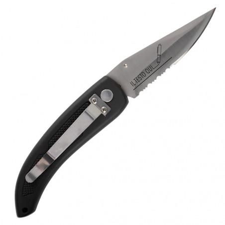 Coltello per cinghie per tatuaggi con incisione di testo Coltello per cinghie per tatuaggi con incisione di testo