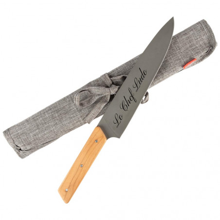 Grande coltello da cucina inciso Grande coltello da cucina inciso