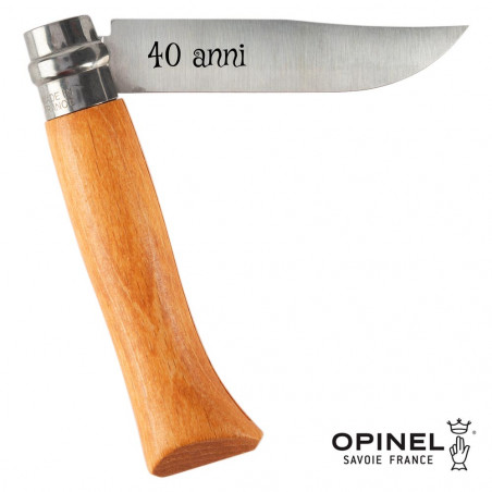 Incisione del coltello Opinel Incisione del coltello Opinel