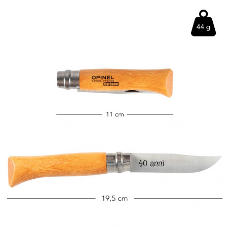 Dimensioni del coltello Opinel Dimensioni del coltello Opinel