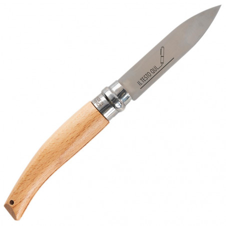 Coltello da giardino Opinel design natura con incisione di testo Coltello da giardino Opinel design natura con incisione di testo