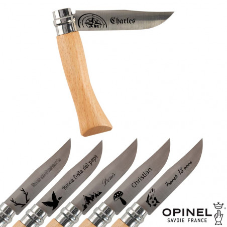 Opinel design coltello da tasca personalizzabile natura Opinel design coltello da tasca personalizzabile natura
