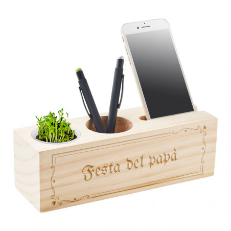 Stazione di scrivania in legno arabesque personalizzata Stazione di scrivania in legno arabesque personalizzata