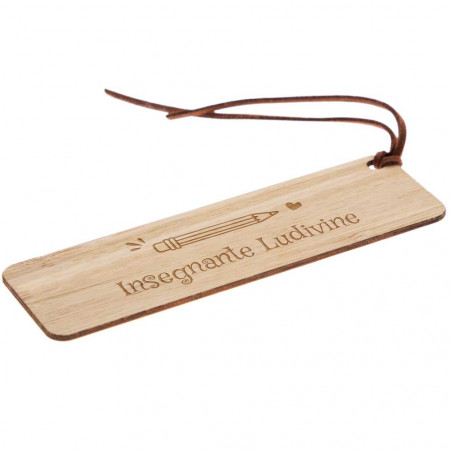 Pagina di marca masteress legno inciso