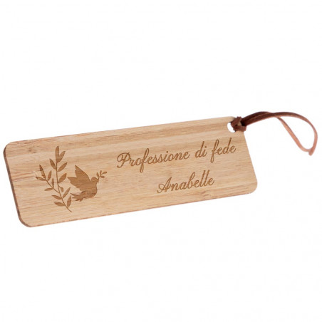 Segnalibro comunione in legno inciso Segnalibro comunione in legno inciso