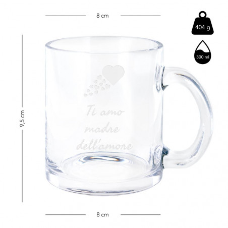 Dettaglio tazza di vetro Dettaglio tazza di vetro