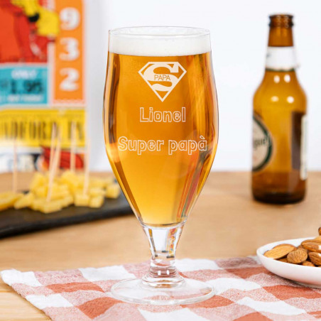 Bicchiere di birra a piedi personalizzato Bicchiere di birra a piedi personalizzato