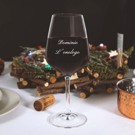 Vetro vino personalizzato