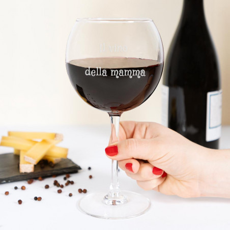 Ciondolo in vetro inciso con testo Ciondolo in vetro inciso con testo