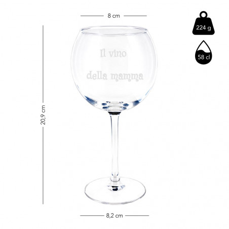 Personalizzabile palloncino a piedi vetro Personalizzabile palloncino a piedi vetro