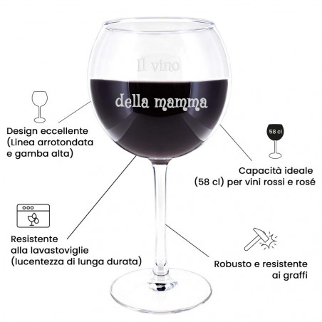 Palloncino di vetro del vino vantaggi personalizzati Palloncino di vetro del vino vantaggi personalizzati