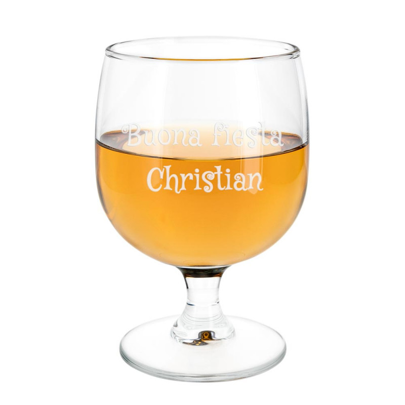 Bicchiere da cognac personalizzato