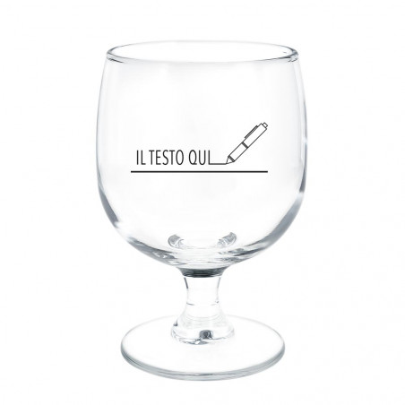 Vetro di Cognac inciso Vetro di Cognac inciso