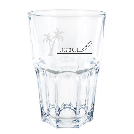 Incisione del testo in vetro Mojito Incisione del testo in vetro Mojito
