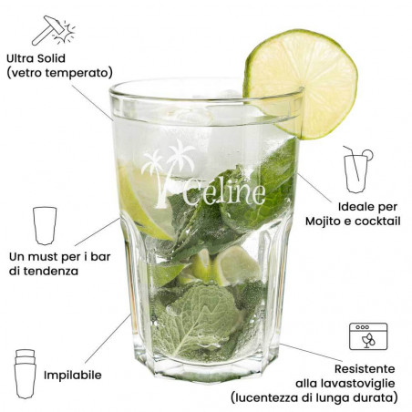 Vantaggi del vetro in Mojito inciso Vantaggi del vetro in Mojito inciso