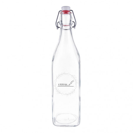 Tavolo in vetro bottiglia con telaio a cuore Tavolo in vetro bottiglia con telaio a cuore