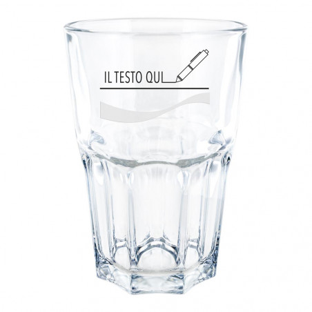 Testo originale dell'incisione su vetro soda Testo originale dell'incisione su vetro soda