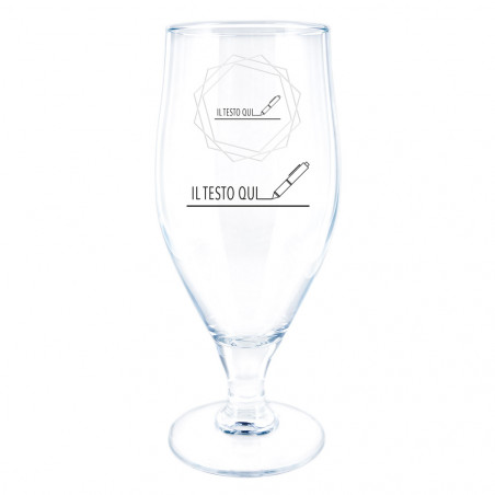 Bicchiere da passeggio singolo e personalizzato per birra Bicchiere da passeggio singolo e personalizzato per birra