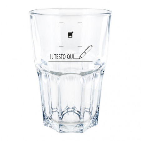 Incisione testo vetro soda Incisione testo vetro soda