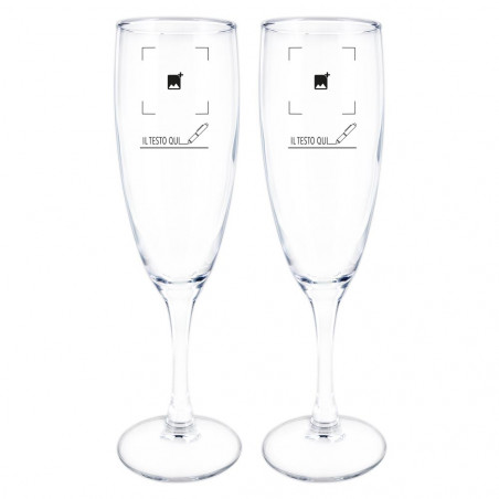 Champagne flauti duo cuore unico Champagne flauti duo cuore unico