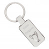 Portachiavi inciso con trofeo