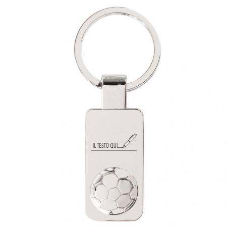 Portachiavi da calcio inciso Portachiavi da calcio inciso