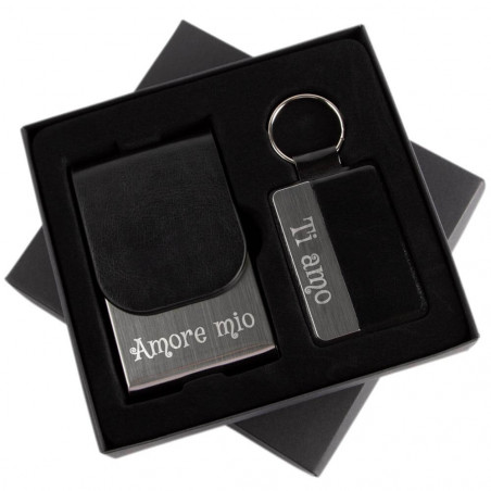 Portacarte e portachiavi personalizzabili e incise Portacarte e portachiavi personalizzabili e incise