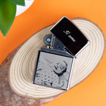 Accendino ZIPPO da personalizzare con testo o foto
