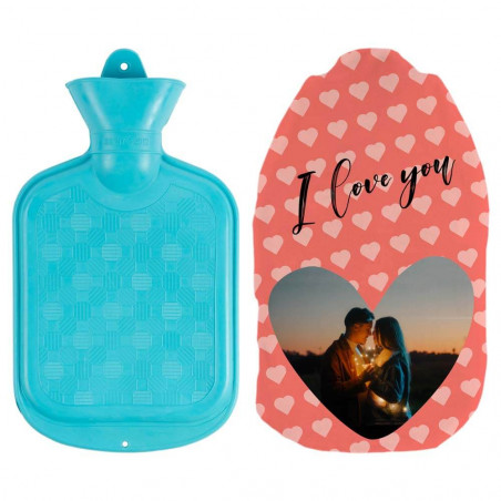 Bottiglia d'acqua calda I love Bottiglia d'acqua calda I love