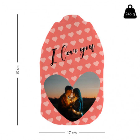 Bottiglia d'acqua calda I love Bottiglia d'acqua calda I love