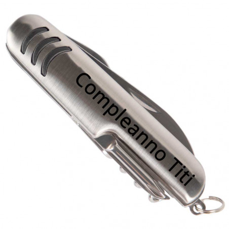 Coltello multifunzione inciso personalizzabile Coltello multifunzione inciso personalizzabile
