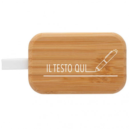 blutooth wireless auricolare personalizzazione inciso