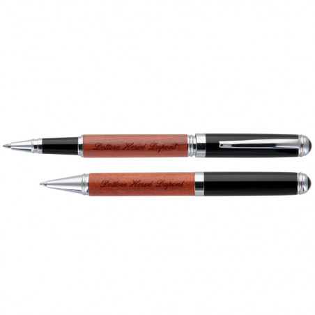 Personalizzazione testo incisione lusso penna in legno Personalizzazione testo incisione lusso penna in legno