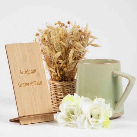 Supporto per smartphone Bamboo Supporto per smartphone Bamboo