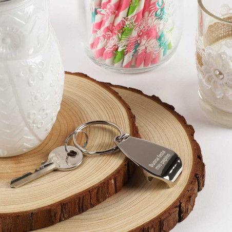 Portachiavi decapsulatore inciso Portachiavi decapsulatore inciso